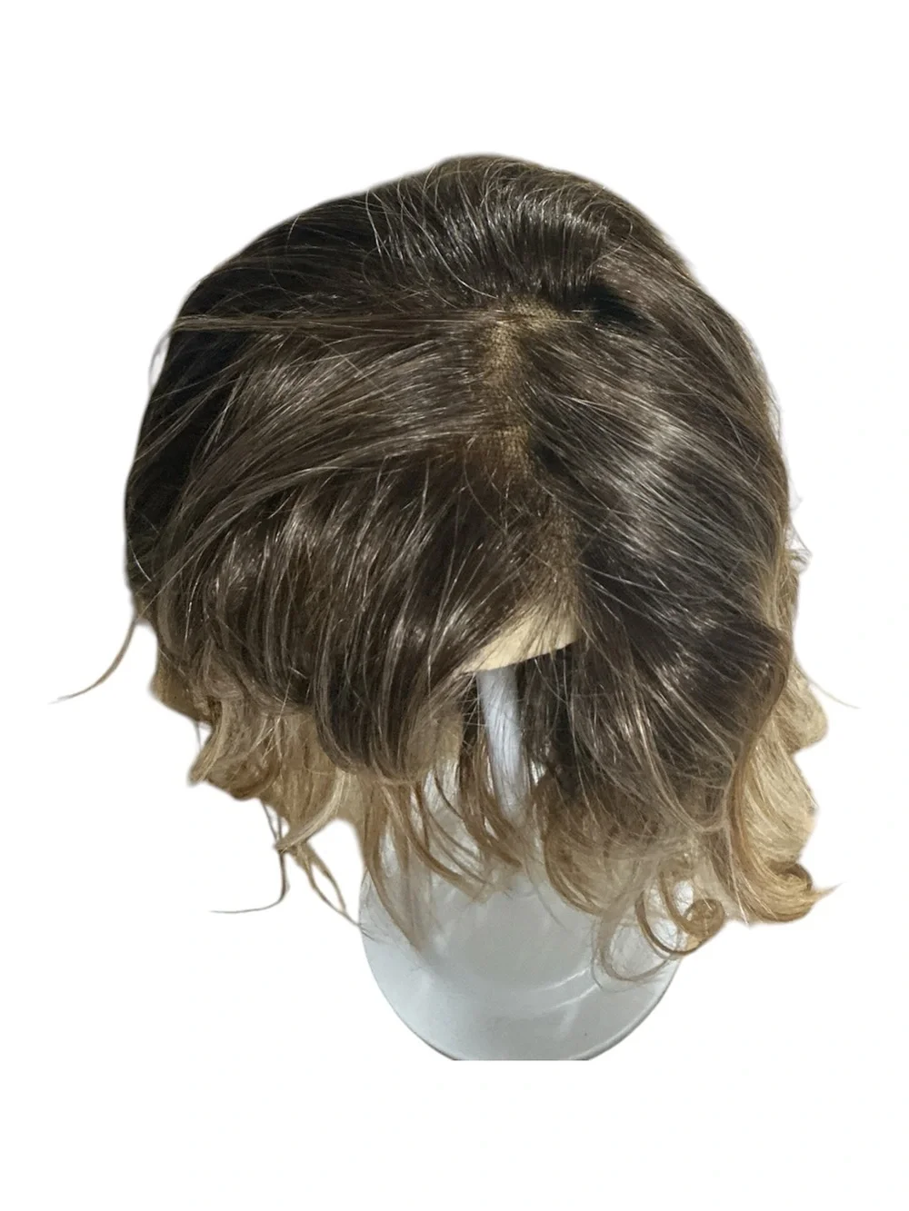 Rene of Paris Women’s Ombré Wavy Synthetic Wig in Brown to Blonde